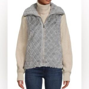 Carmen • Quilted Faux Fur Vest
